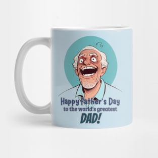 fathers day, Happy Father's Day to the world's greatest dad! / Father's Day gift Mug